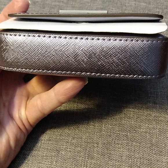 NWT Kate Spade Kenzie Patent Fabric Card Case Candied Fl K1017 - Picture 6 of 16